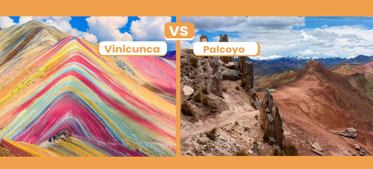 Las Montañas de Colores en Cusco: Vinicunca vs. Palccoyo