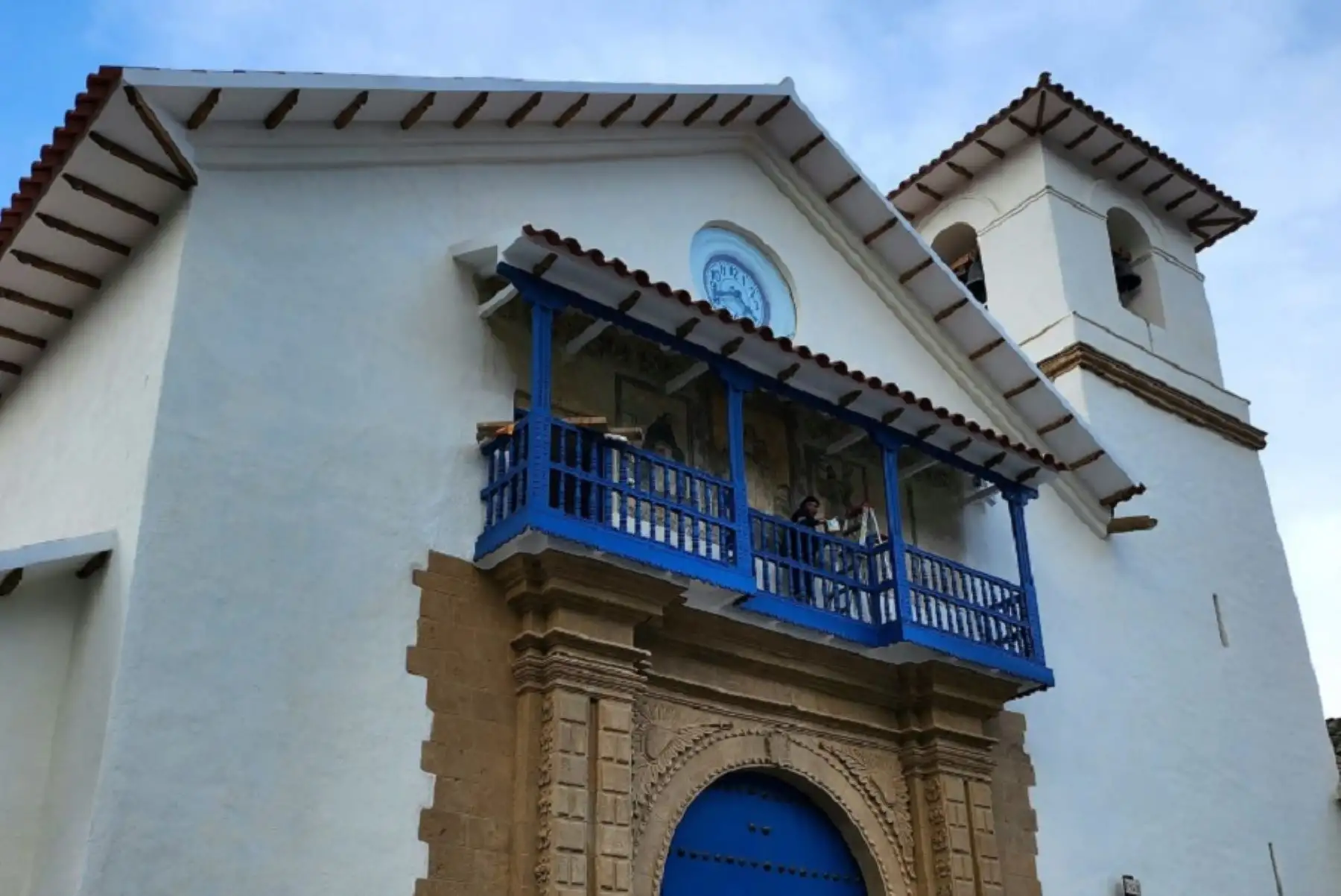 Restored Church of Our Lady of the Rosary in Paucartambo