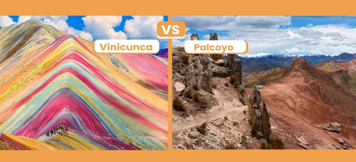 Las Montañas de Colores en Cusco: Vinicunca vs. Palccoyo